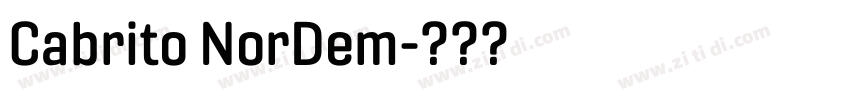 Cabrito NorDem字体转换 Cabrito NorDem字体转换